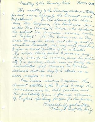 1926.11.2 November 2 1926