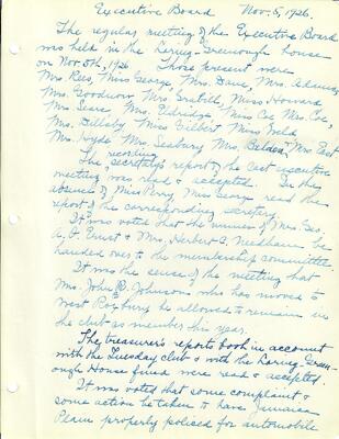 1926.11.5 November 5 1926