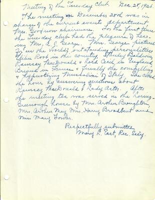 1926.12.28 December 28 1926