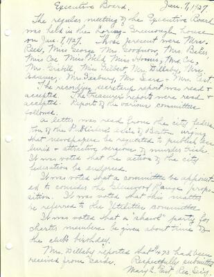 1927.1.7 January 7 1927