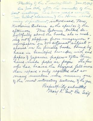 1927.1.11 January 11 1927