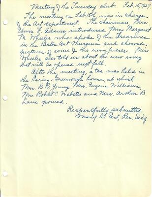 1927.2.15 February 15 1927