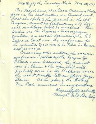1927.3.22 March 22 1927
