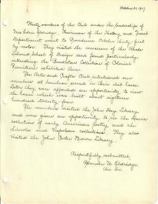 1927.10.31 October 31 1927