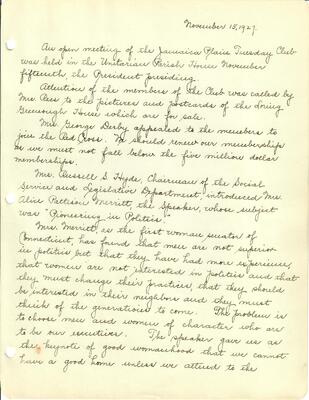 1927.11.15 November 15 1927