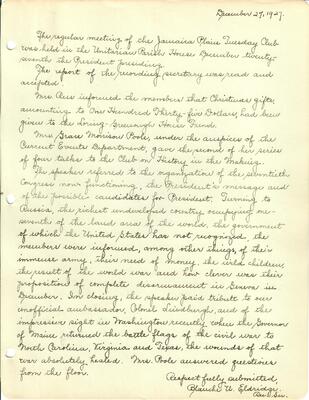 1927.12.27 December 27 1927