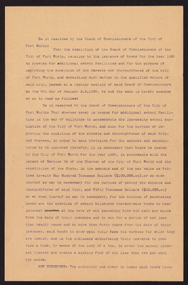 Council Proceedings:  February 1, 1908
