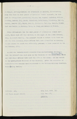RNZAF Biographies of Deceased Personnel: 1939 - 1945, Ue - Z