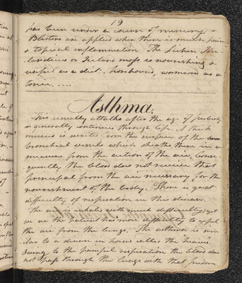 Thomas Chadbourne - Lecture Notes