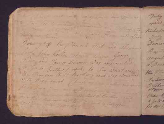 Minute book, 1784-1797 (Jersey Baptist Church, Davidson County, N.C.)