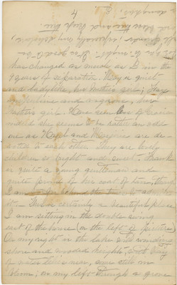 Letter From Eliza Fisher to Ann F. Fisher, August 13, 1893