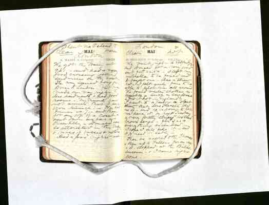 Ellen W. Ahrens Travel Diary, 1911
