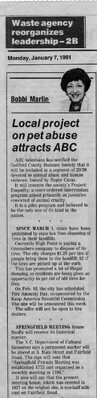 Bobbi Martin Column, January 7, 1991