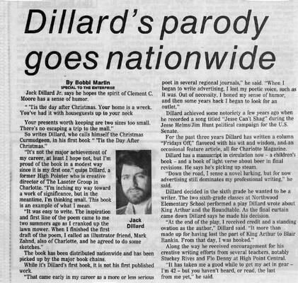 Bobbi Martin Column, December 20, 1991