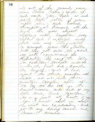 Harriet Chapell Newcomb journal 1874-1876