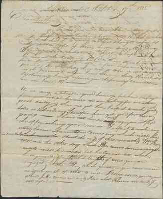 folder 01: Correspondence, 1770, 1816-1819