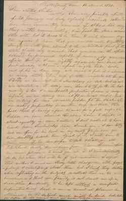 folder 06: Correspondence, 1830-1832