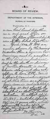 Brooks, Henry 108th AND Jefferies Nelson 125th USCT Pensions