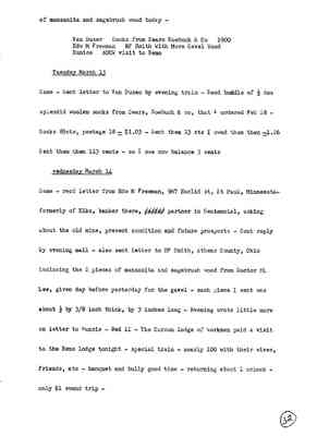 Diary 76-03: March, 1900 - preliminary transcript