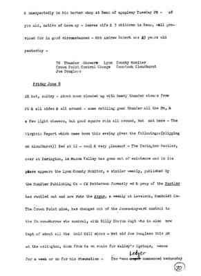 Diary 76-06: June, 1900 - preliminary transcript