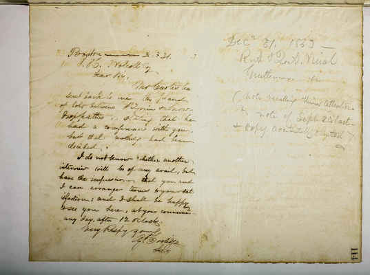 Copying Book: Secretary's Letters, 1860 (page 114)
