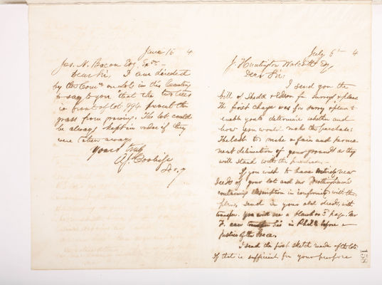 Copying Book: Secretary's Letters, 1860 (page 158)