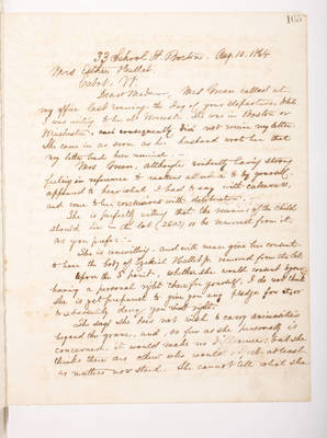 Copying Book: Secretary's Letters, 1860 (page 165)