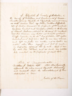 Copying Book: Secretary's Letters, 1860 (page 172)