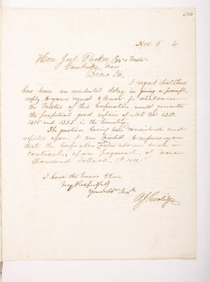 Copying Book: Secretary's Letters, 1860 (page 183)