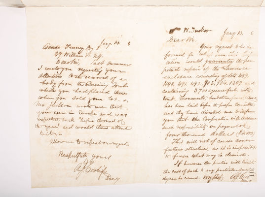 Copying Book: Secretary's Letters, 1860 (page 311)