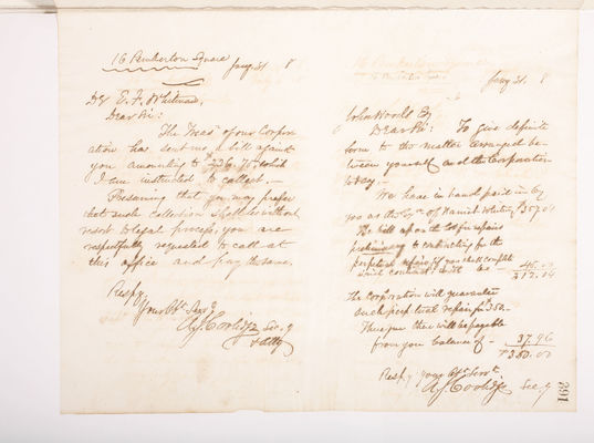 Copying Book: Secretary's Letters, 1860 (page 391)