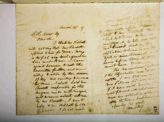 Copying Book: Secretary's Letters, 1860 (page 438)
