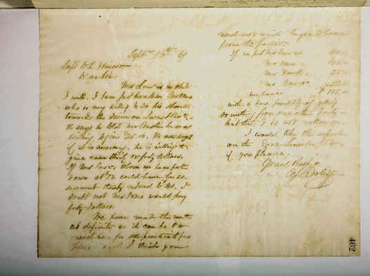 Copying Book: Secretary's Letters, 1860 (page 462)