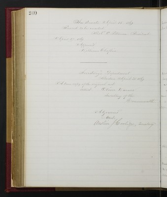 Trustees Records, Vol. 4, 1865 (page 240)