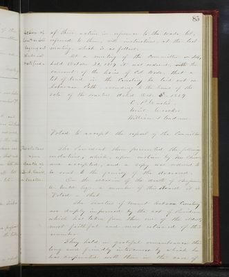 Trustees Records, Vol. 3, 1859 (page 085)