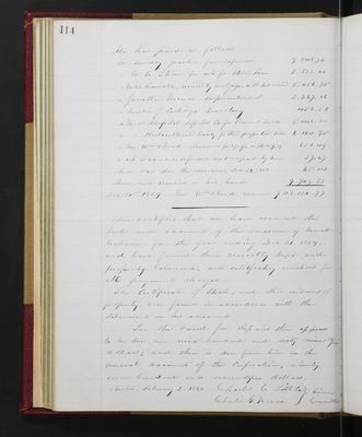 Trustees Records, Vol. 3, 1859 (page 114)