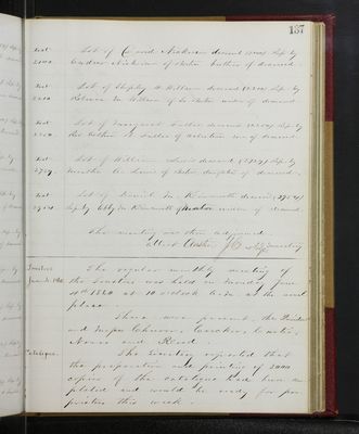 Trustees Records, Vol. 3, 1859 (page 137)