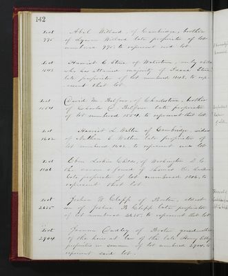 Trustees Records, Vol. 3, 1859 (page 142)