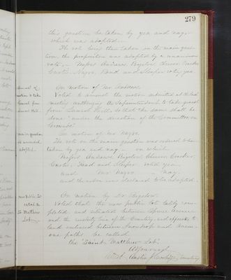Trustees Records, Vol. 3, 1859 (page 279)