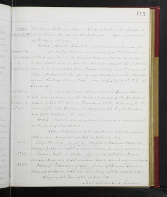 Trustees Records, Vol. 5, 1870 (page 115)