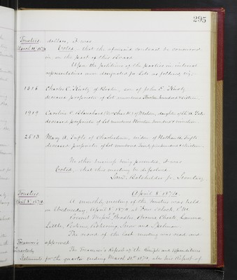 Trustees Records, Vol. 5, 1870 (page 295)