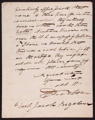 1831-10-25 Founding Letter: General Henry A. S. Dearborn to Dr. Jacob Bigelow (page 3)