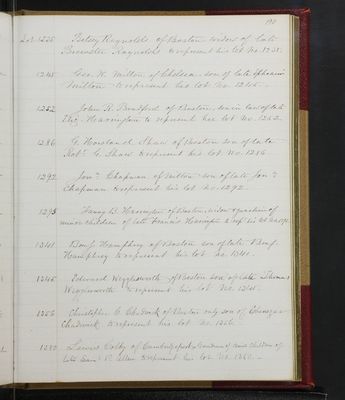 Trustees Records, Vol. 2, 1854 (page 190)