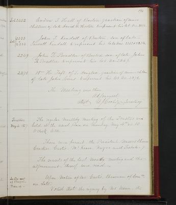 Trustees Records, Vol. 2, 1854 (page 194)