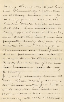Letter from Lydia D. Kempson to "My Dear Sister", May 10, 1887