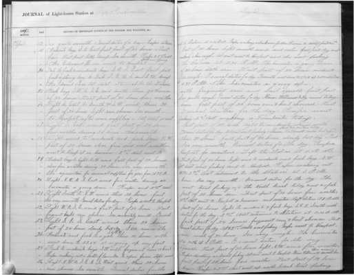 1892 Lighthouse Keeper Logs