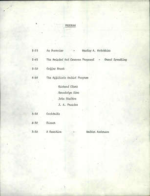 MS01.03.03 - Box 01 - Folder 03 - Amistad II - Art Caravan Meeting Notes, 1973-1975