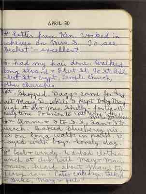 Mary Quayle Innis Diary 1964-1968