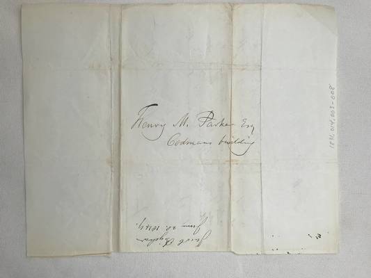1849-06-28 Letter from Jacob Bigelow to Henry M. Parker, 1831.014.003-008 - p2