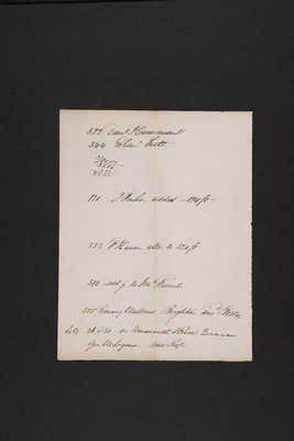 1835-04-21 Treasurer: George W. Bond, Notes on Lots, 2021.022.004